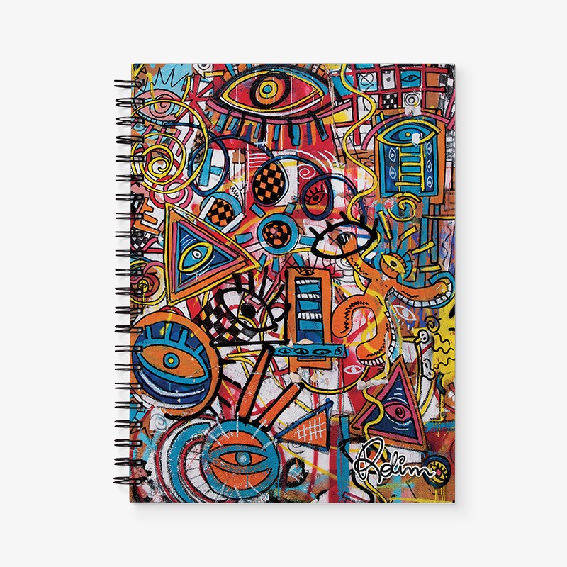Cuaderno universitario tapa emplacada 80H. Rolim