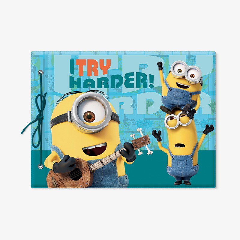 Carpeta con cordón N°5 PVC Minions - Imagen 2