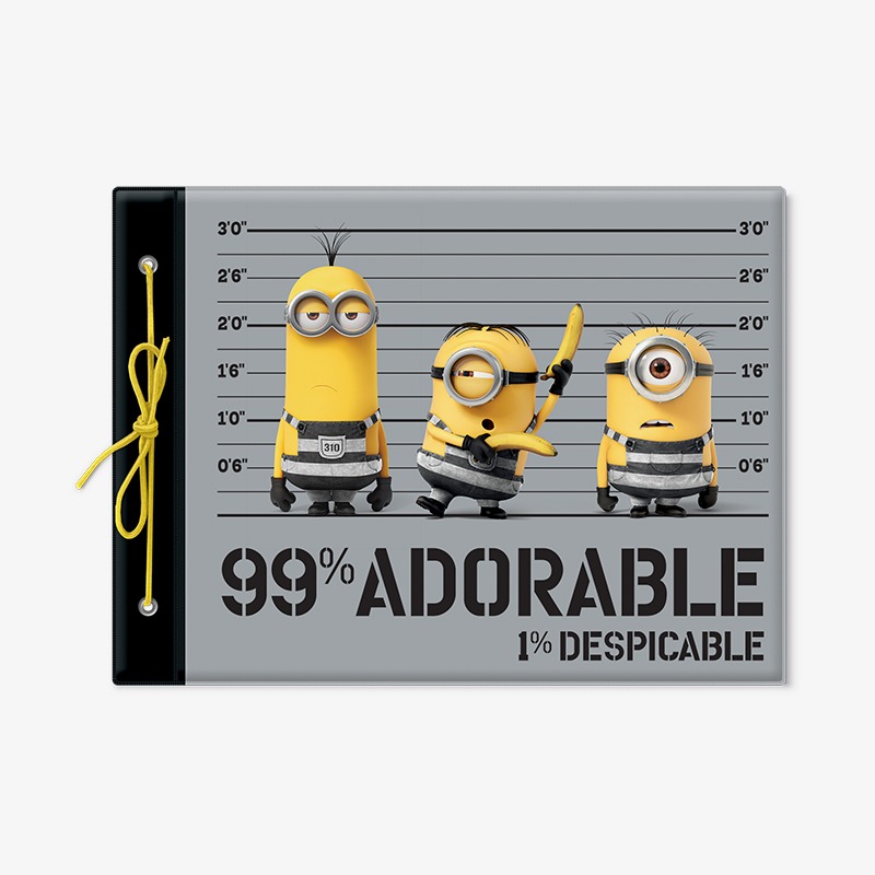 Carpeta con cordón N°5 PVC Minions
