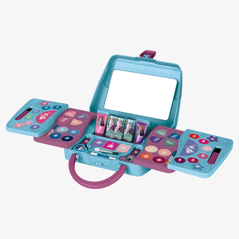 Cartera desplegable 5 pisos con maquillaje Frozen - Imagen 3