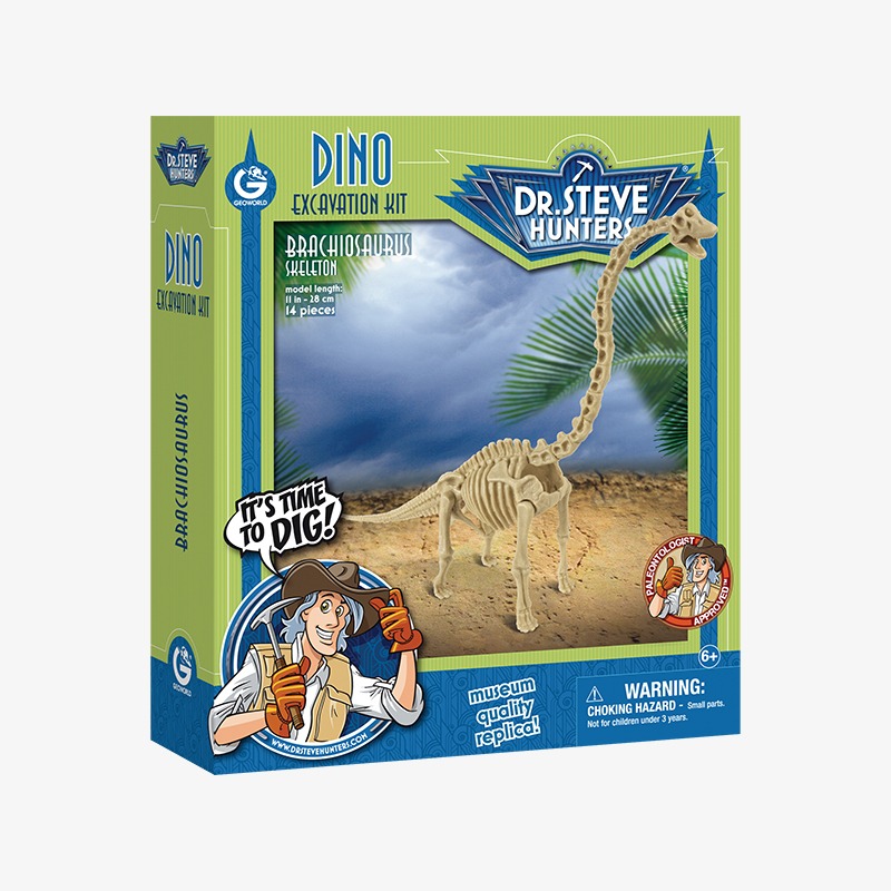 Dino excavation kit Dr Steven Hunters - Brachiosaurus skeleton