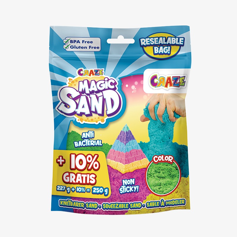 Arena mágica en bolsa reutilizables 250g Magic Sand - Image 2