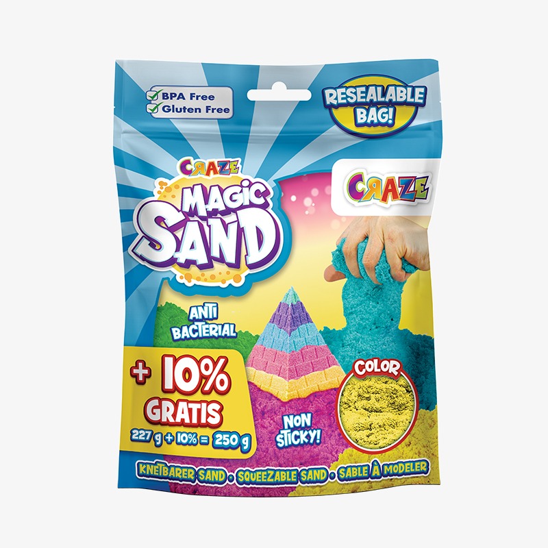 Arena mágica en bolsa reutilizables 250g Magic Sand - Image 4