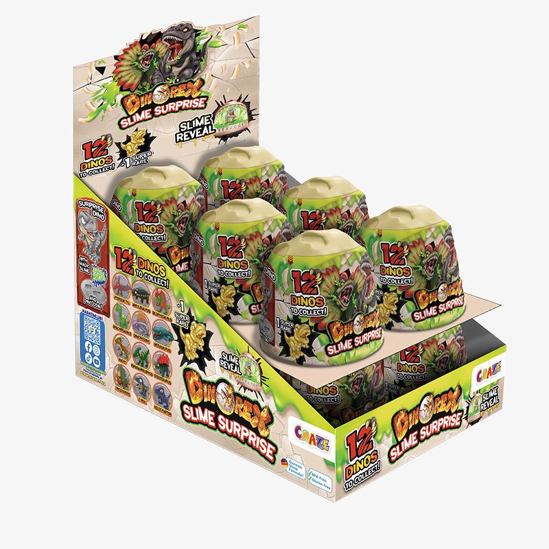 Dinorex - Slime capsule dino x 12U.
