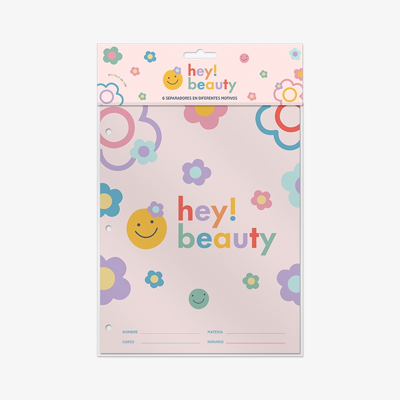 Separadores N°3 x 6 hojas Hey! Beauty