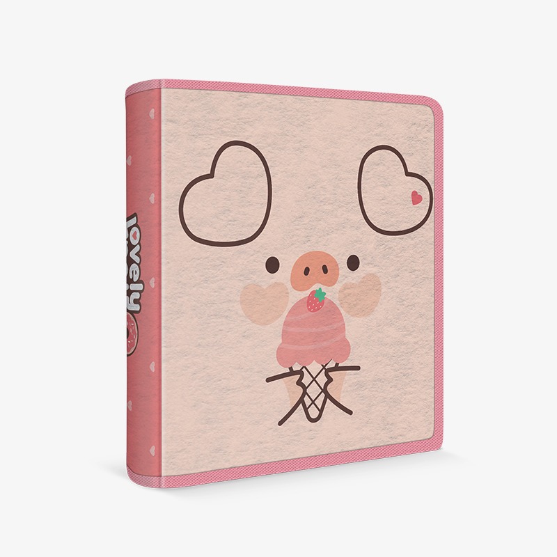 Carpeta 3 anillos cartoné plush Lovely Pets
