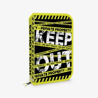 Canopla desplegable con cierre neón Keep Out