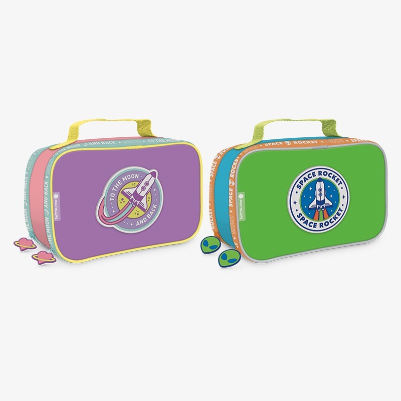 Canopla rectangular doble cierre y solapa grande soft touch Lost in Space