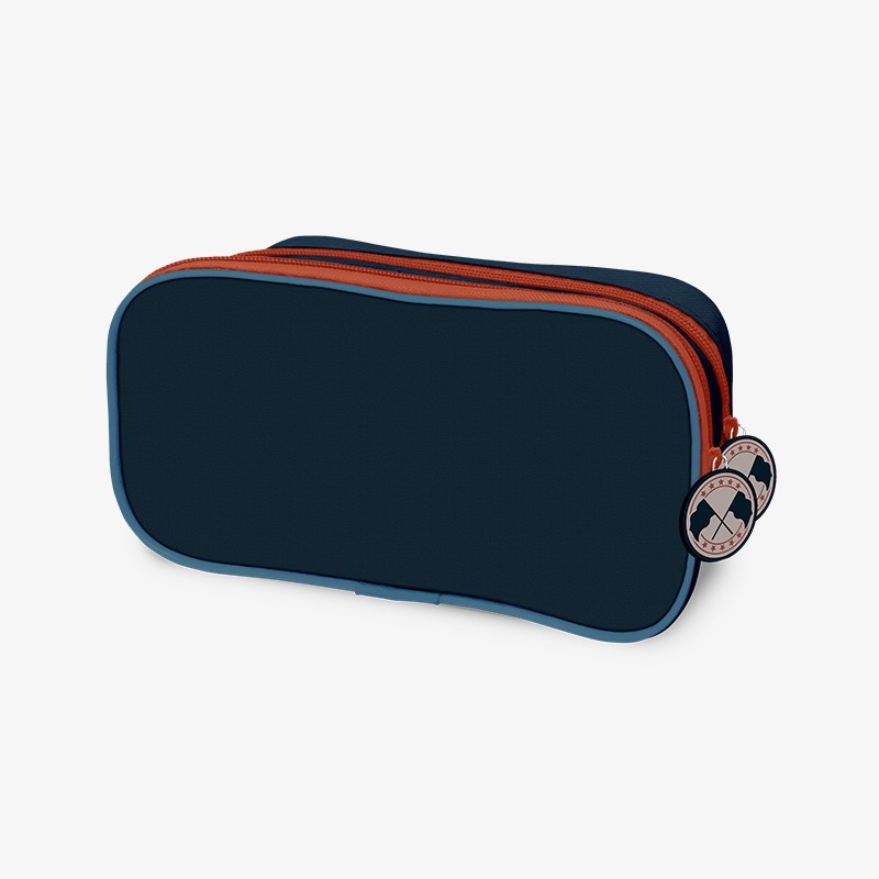 Canopla rectangular doble cierre tela Born to Ride - Image 2