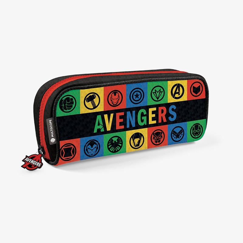 Canopla rectangular semi wide PVC con efecto Avengers
