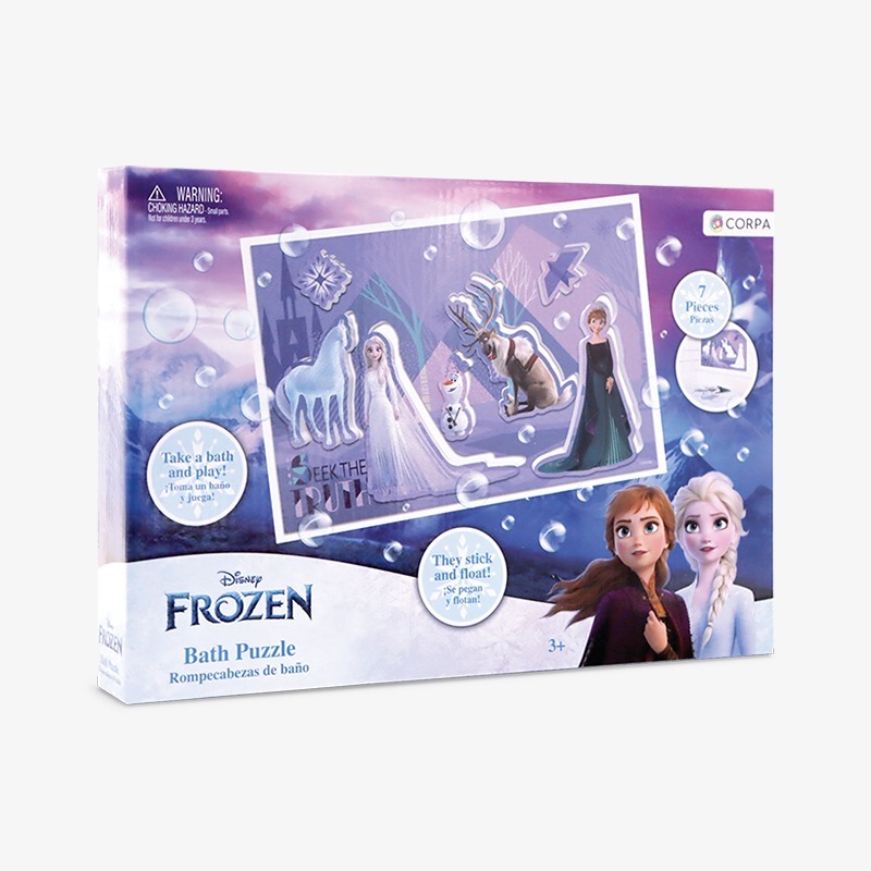 Rompecabezas de baño Frozen