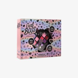 Corazón facetado con maquillaje Girl Boss