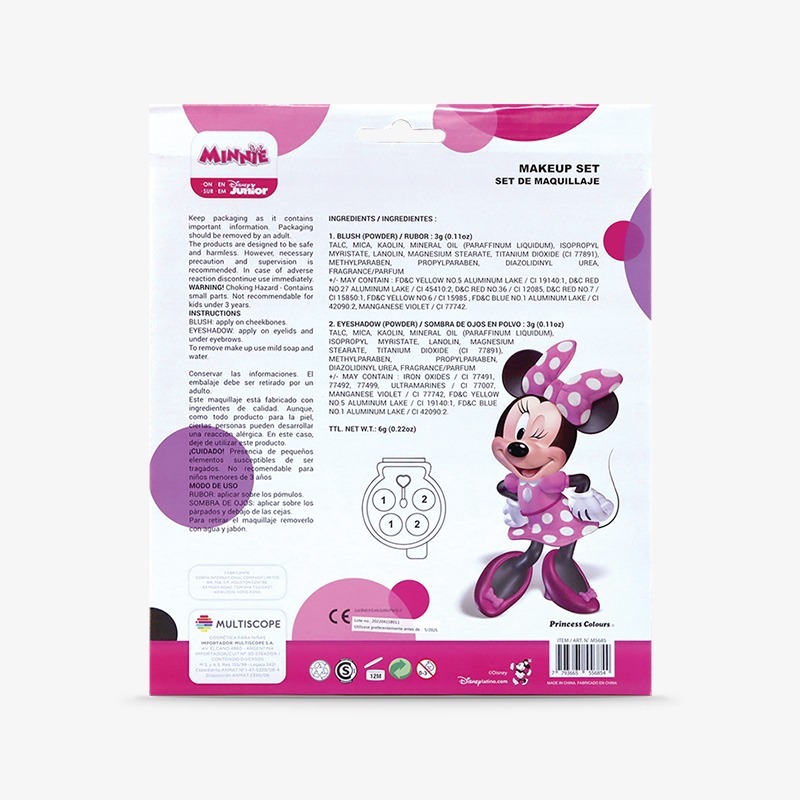 Pupa redonda triple Minnie - Imagen 3
