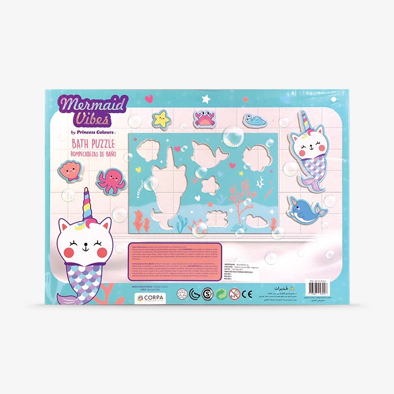 Rompecabezas de baño Mermaid Vibes - Image 3