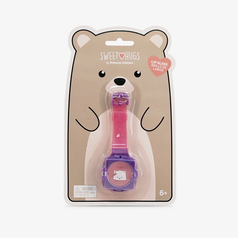 Reloj con brillo labial Sweet Hugs