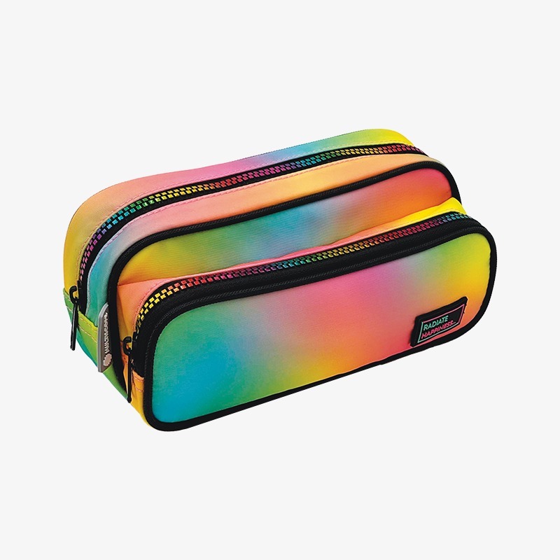 Canopla ovalada con bolsillo tela Radiate Happiness