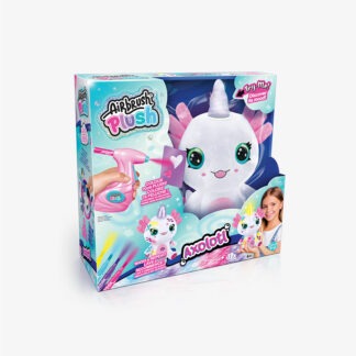 Airbrush plush Axolotlcorn light up Style 4 Ever