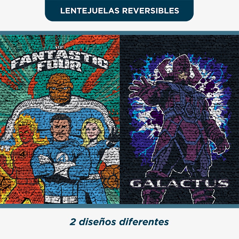 Canopla 2 pisos lentejuelas Los 4 Fantásticos - Image 2