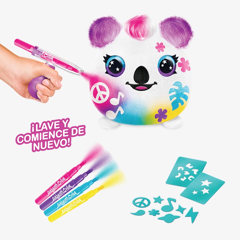 Airbrush plush Squishy pals paint Style 4 Ever - Image 5