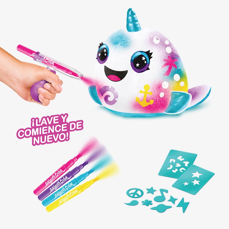 Airbrush plush Squishy pals paint Style 4 Ever - Image 13