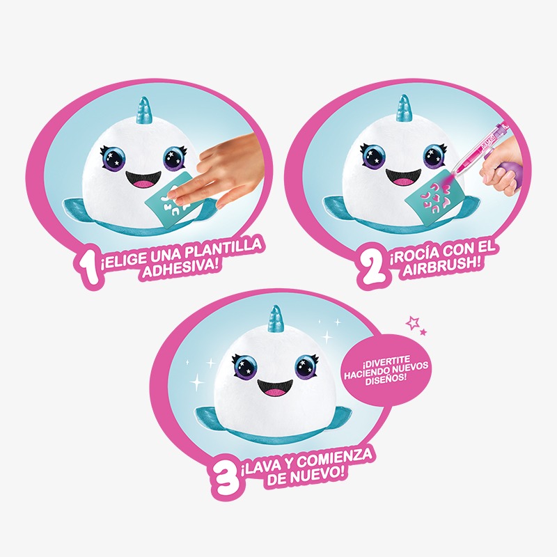 Airbrush plush Squishy pals paint Style 4 Ever - Image 14