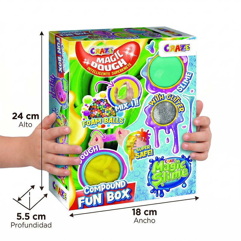 Mix de masas inteligentes y slimes Compound Mix - Image 9