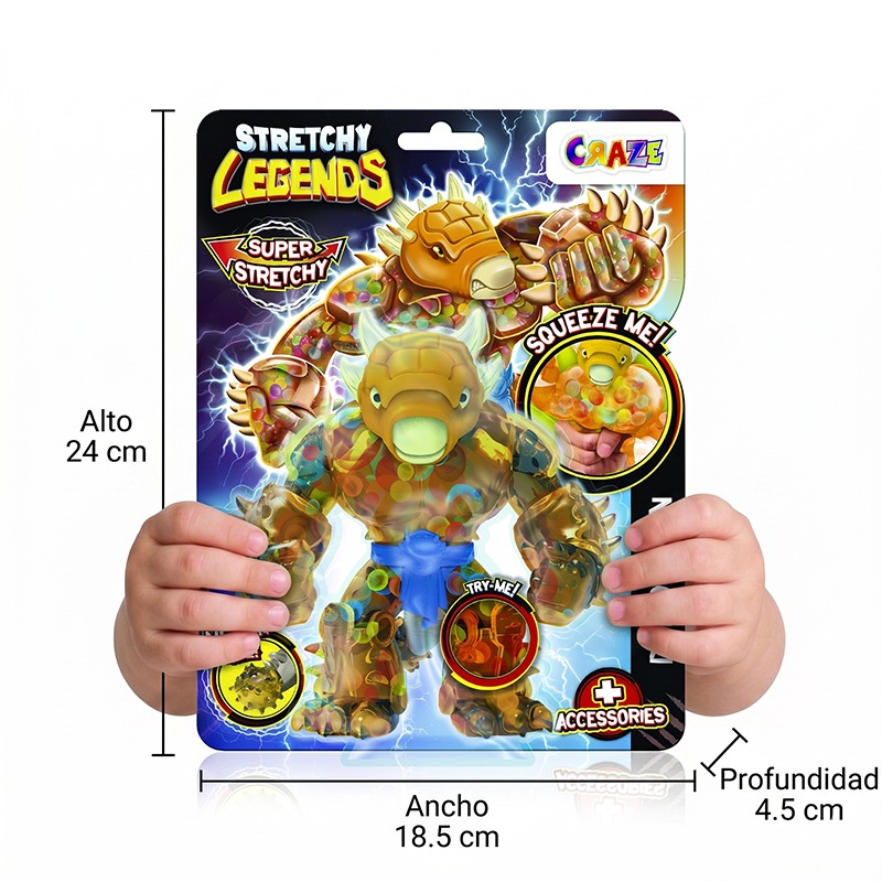 Stretchy Legends - Muñeco súper elástico "Demolition" - Image 8