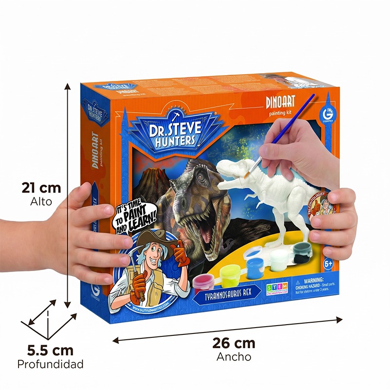 Dinoart painting kit Dr Steven Hunters - Tyrannosaurus rex - Image 6