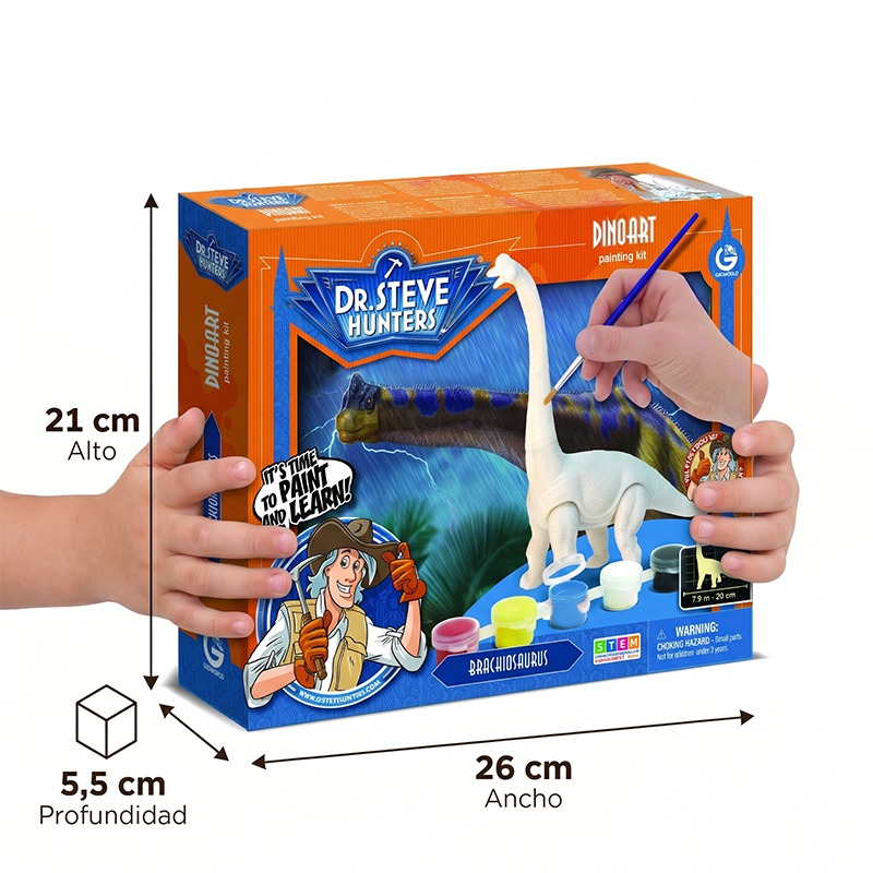 Dinoart painting kit Dr Steven Hunters - Brachiosaurus - Image 6