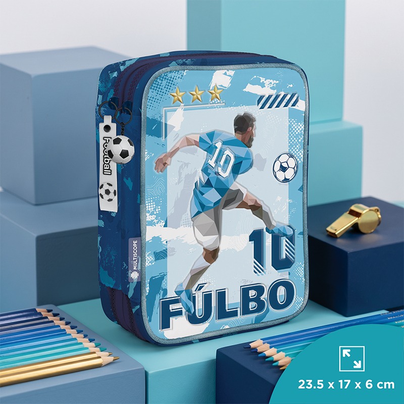 Canopla box 2 pisos jumbo PVC con relieve Football is Life - Image 5