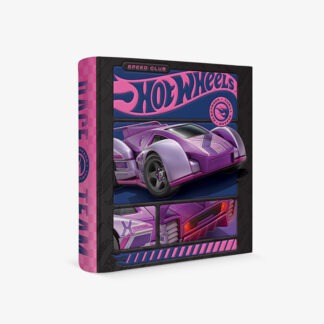 Carpeta 3 anillos cartoné con relieve Hot Wheels