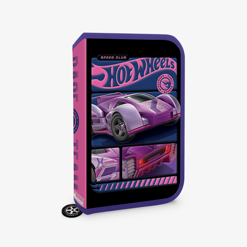 Canopla desplegable con cierre PVC con relieve Hot Wheels