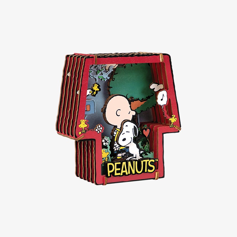 Teatro de madera para armar "Healing Hug" 24 pzas. Peanuts - Imagen 3