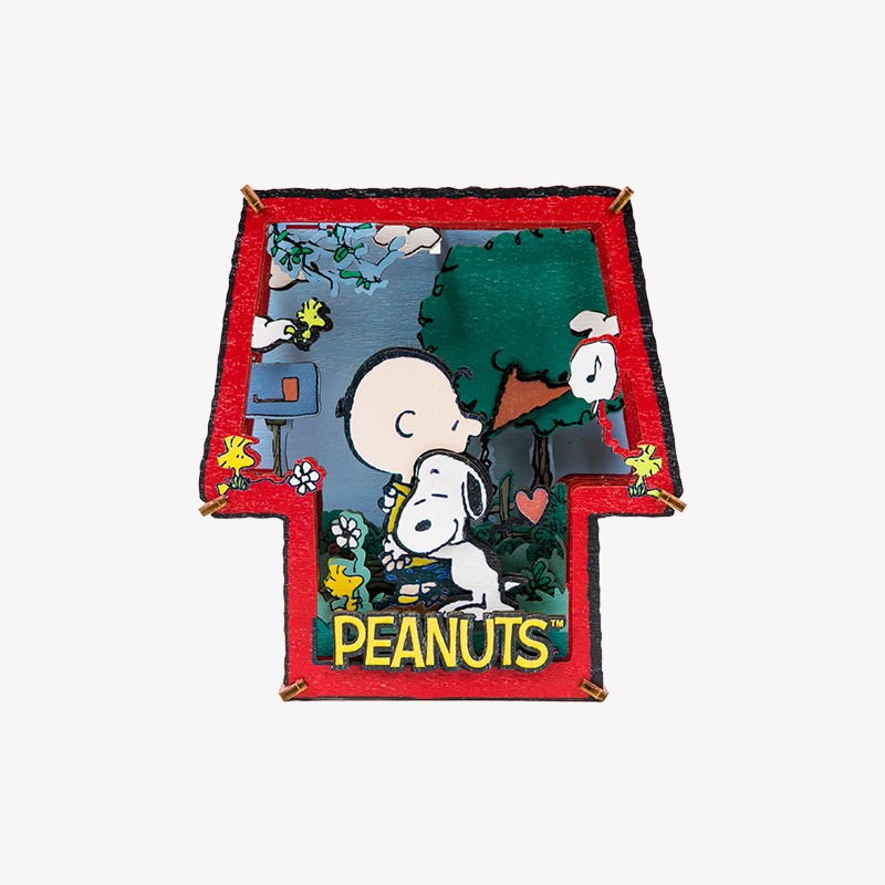Teatro de madera para armar "Healing Hug" 24 pzas. Peanuts - Imagen 4