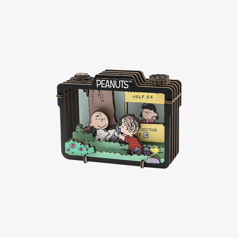 Teatro de madera para armar "Summer Snapshot" 29 pzas. Peanuts - Imagen 3