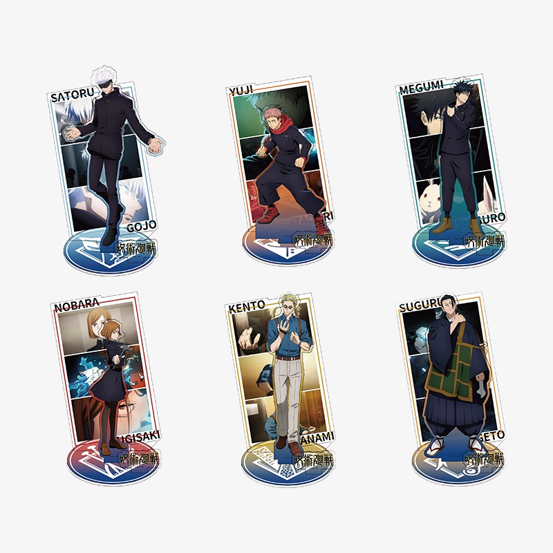 Bolsa sorpresa stand acrílico para armar x 6u. Jujutsu Kaisen - Imagen 3