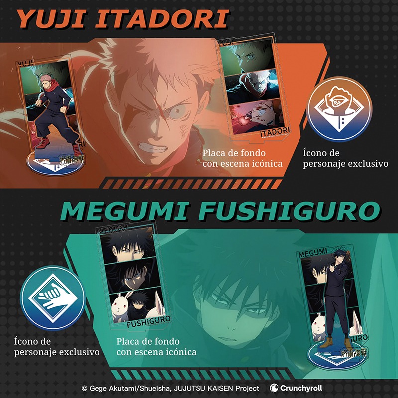 Bolsa sorpresa stand acrílico para armar x 6u. Jujutsu Kaisen - Imagen 5