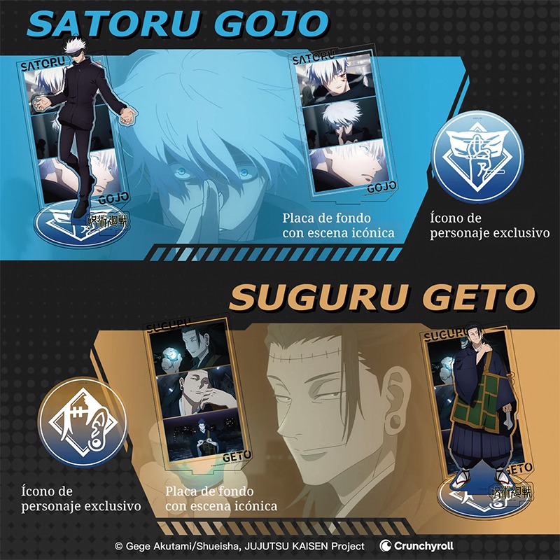 Bolsa sorpresa stand acrílico para armar x 6u. Jujutsu Kaisen - Imagen 7