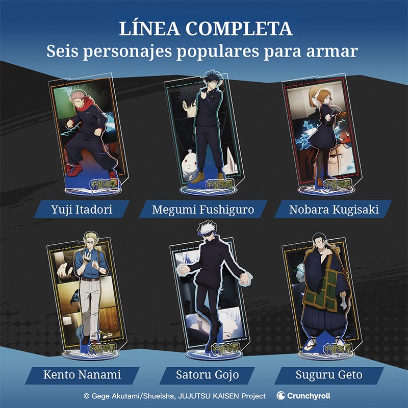 Bolsa sorpresa stand acrílico para armar x 6u. Jujutsu Kaisen - Imagen 8