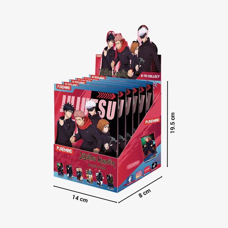 Bolsa sorpresa stand acrílico para armar x 6u. Jujutsu Kaisen - Imagen 10