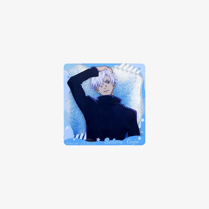 Posavasos acrílico con líquido "Satoru Goju" Jujutsu Kaisen - Imagen 2