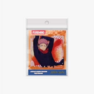 Posavasos acrílico con líquido "Yuji Itadori" Jujutsu Kaisen