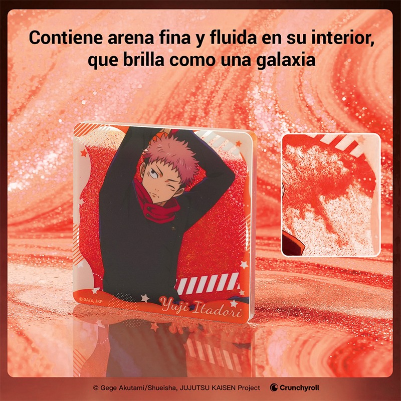 Posavasos acrílico con líquido "Yuji Itadori" Jujutsu Kaisen - Imagen 3
