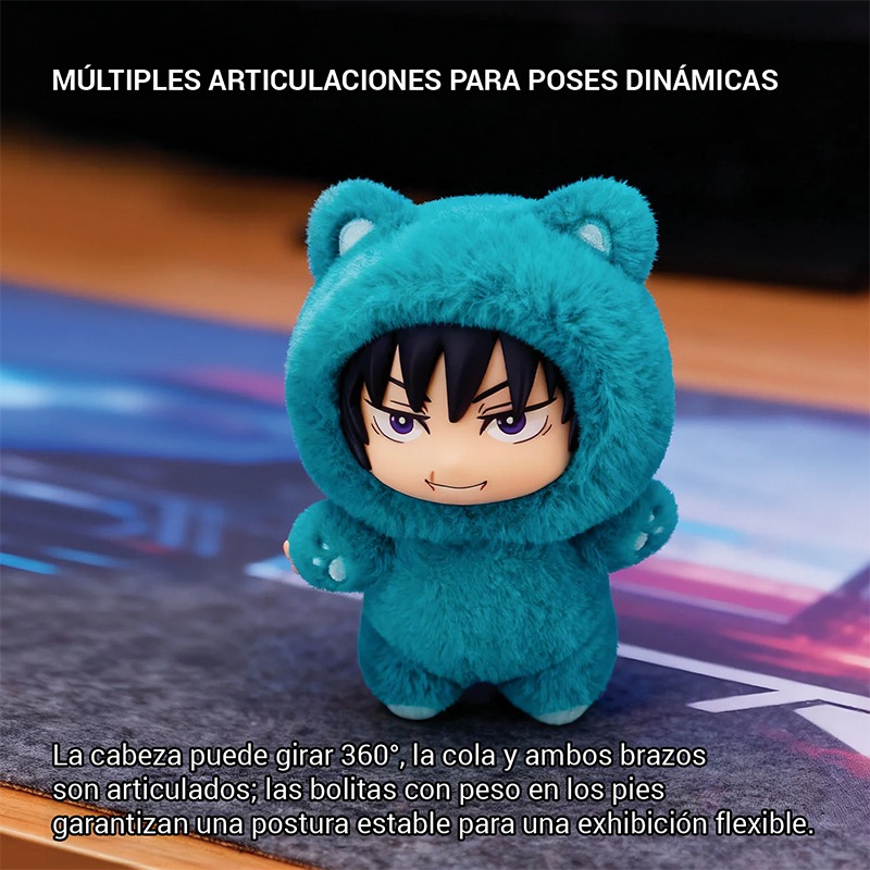 Caja sorpresa muñeco peluche vinilo "Cat Years" x 6u. Jujutsu Kaisen - Imagen 6