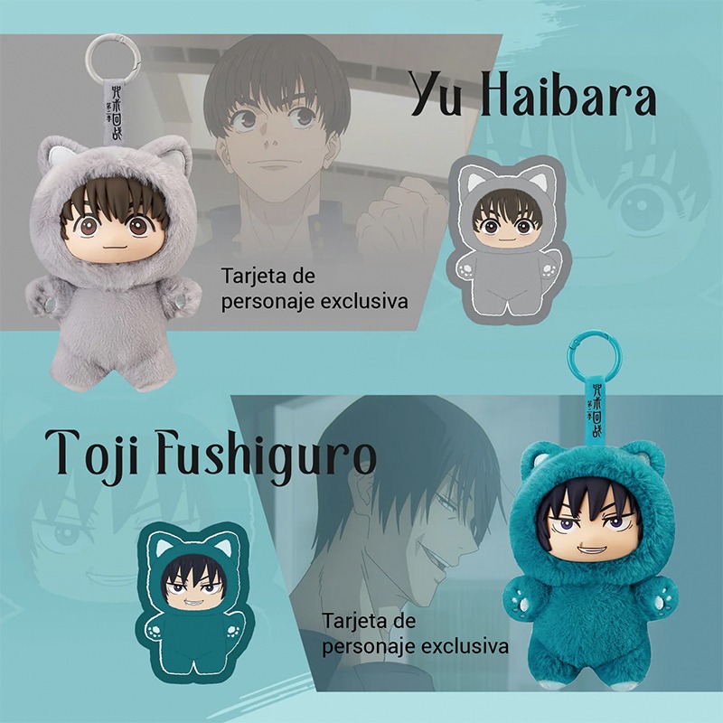 Caja sorpresa muñeco peluche vinilo "Cat Years" x 6u. Jujutsu Kaisen - Imagen 8