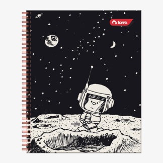 Cuaderno 29.5x22 cm tapa emplacada con espiral 100 hojas rayadas Mafalda