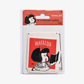 Stickers para notebook x 6 Mafalda
