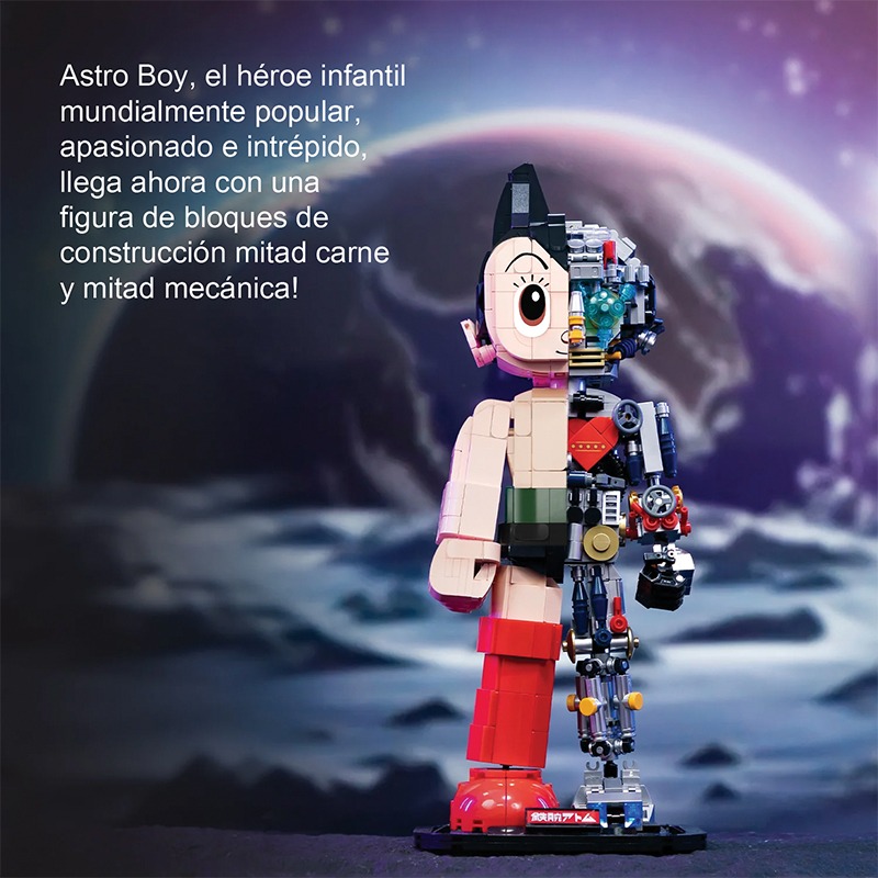 Bloques de construccion muñeco mecánico 1250 pzas. Astro Boy - Imagen 6