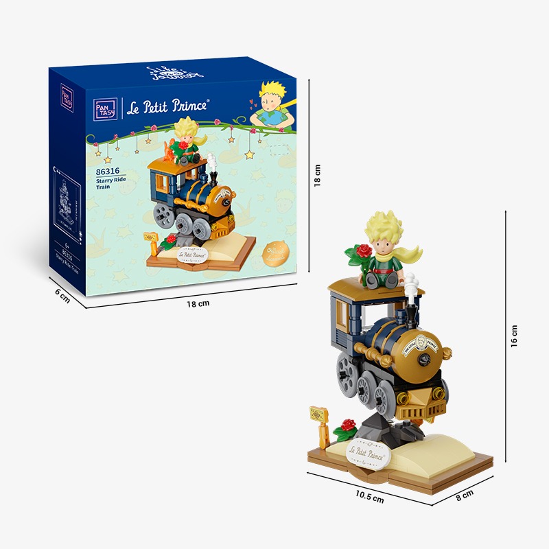 Bloques de construccion "Starry Ride-Train" 205 pzas. El Principito - Imagen 6