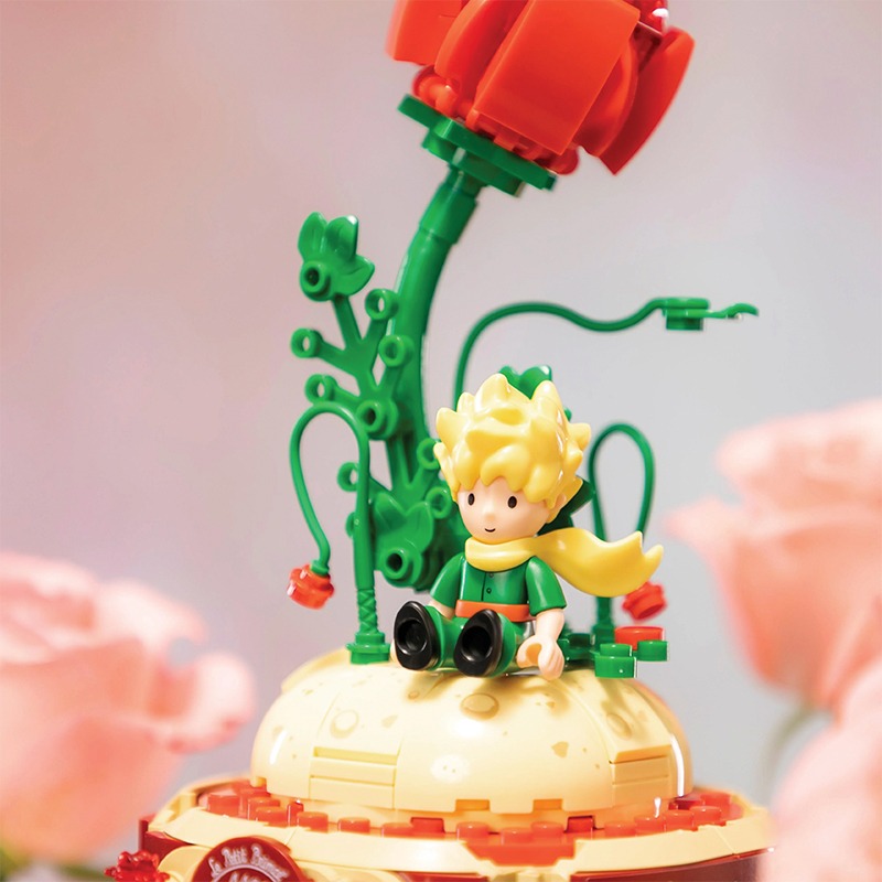 Bloques de construccion "The Only Rose" 206 pzas. El Principito - Imagen 6
